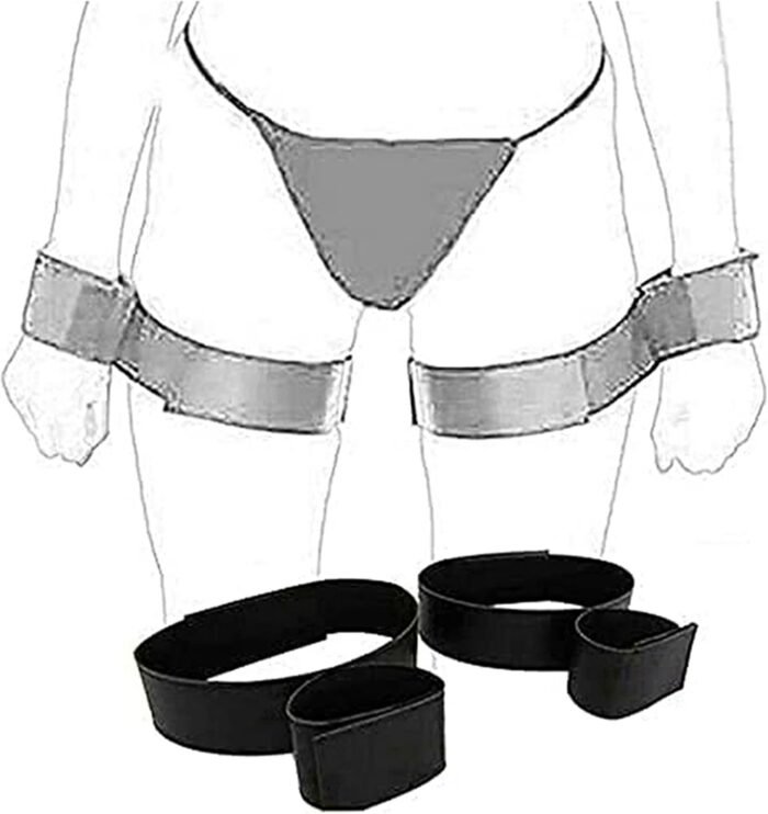 Sexy Bondaged for Couple Restraint Ropes & Lanyards Behind Back Arm Binder Restraint Sex Toys Hand Leg Cuffs Ankle Wrist Resistance Bands Sex Handcuff Bracelets Fuzzy Bed Bonage Kits BDSM Sweater - Image 6