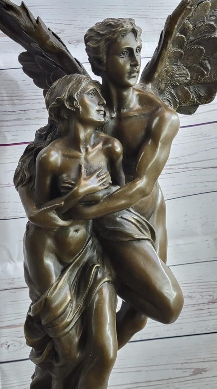 Handcrafted Detailed Two Special Lover Nude Erotic Bronze Sculpture 27 LBS Statu Decorative Artwork Sale Gift by Think Bronze - Image 7