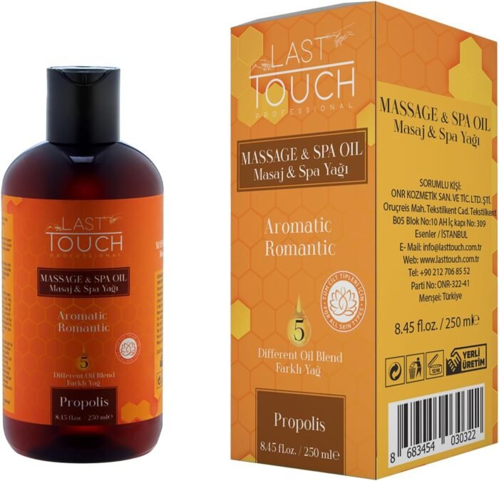 Propolis Sensual Massage Oil for Couples Sexual - Massage Oils for Date Night - Massage Oil for Massage Therapy - Aromatherapy Oil for Intimate Moments - Aphrodisiac Oil - 8.45 Fl Oz