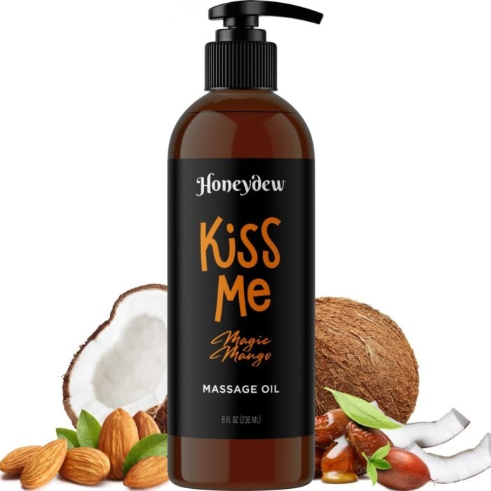 Sweet and Sensual Massage Oils for Couples - Mango and Aromatherapy Romantic Full Body Massage Oils with Sweet Almond Oil for Easy Gliding Special Moments - Therapeutic Grade Scented Body Oils - Image 2