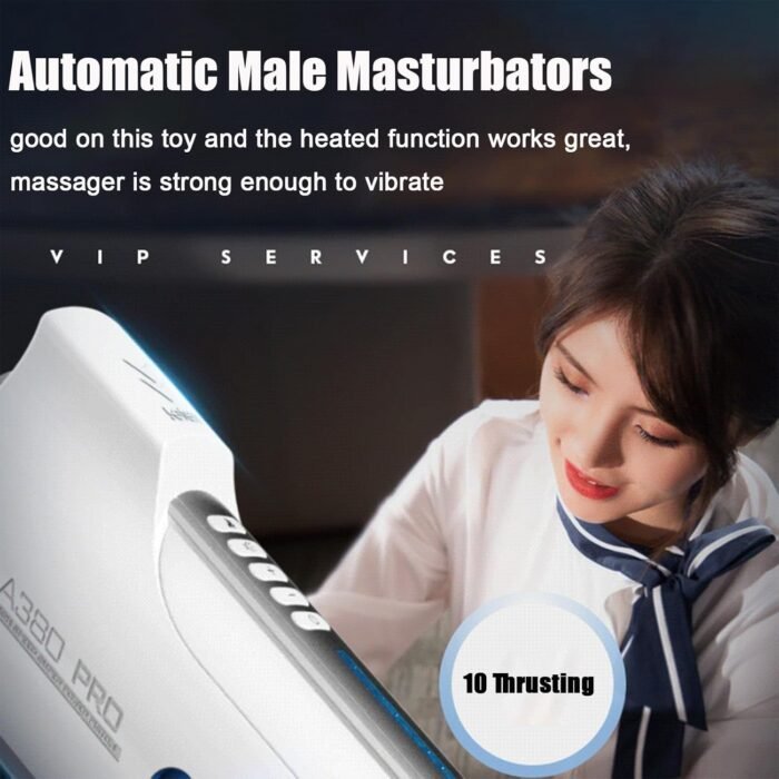 Male Masturbators Cup Male Masterbator Men Sex Toy Men Adult Toys Twisting Vibrating Sucking Modes Sucking Pussy Penis Suction Pump Sleeve Hands Free Heating Male Vibrating Stroker Adult Toy for Men - Image 3
