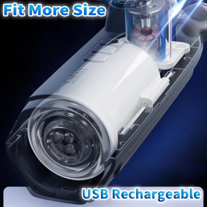 Male Sex Toy Automatic Male Masturbator Male Masterbators Hands Free Plump and Soft Men Penis Pump Adult Toy Male Masterbator Sex Toys Pocket Pussy Vibrating Masturbator Adult Sex Toy - Image 4
