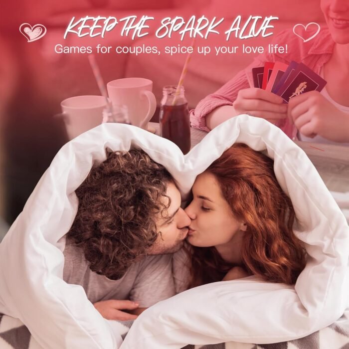 Sex Game for Adults Couples - Couples Card Game Date Night Ideas Fun Games for Couples Bedroom Games 50 Sex Positions Cards 2 Sex Dice Adults Couples Naughty Couples Gift for Him, Her - Image 3