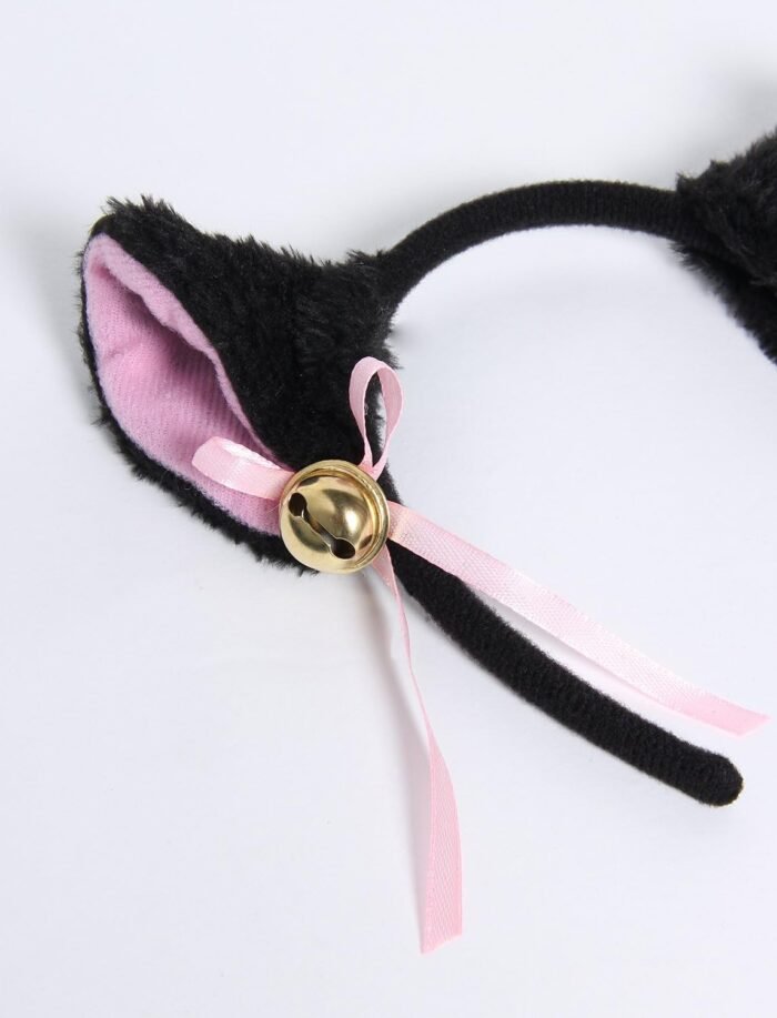 JustinCostume Women's Cosplay Lingerie Set Kitten Keyhole Cute Sexy Outfit - Image 5
