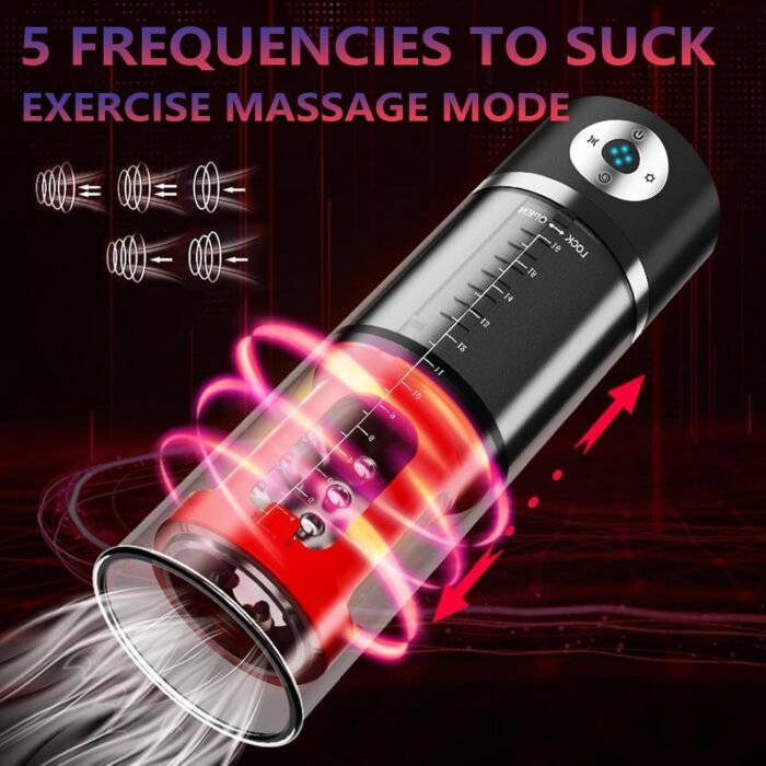 Men's Sex Toys Male masturbator Male masturbators Cup Male Stroker Penis Pump Hands Free masturbators Hands Free masturbators Licking Sucking Male masturbator Heating Adult Sex Toys & Games - Image 2