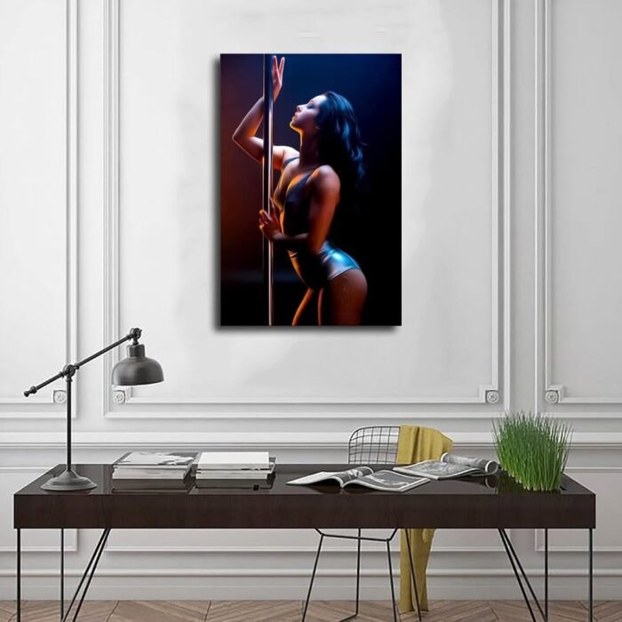 MONGJDFKJT 'Erotic Dancer Color' PosterDecorative Painting Canvas Poster Bedroom Decor Landscape Office Room Decor Gift Unframe-style-716x24inch(40x60cm) - Image 3