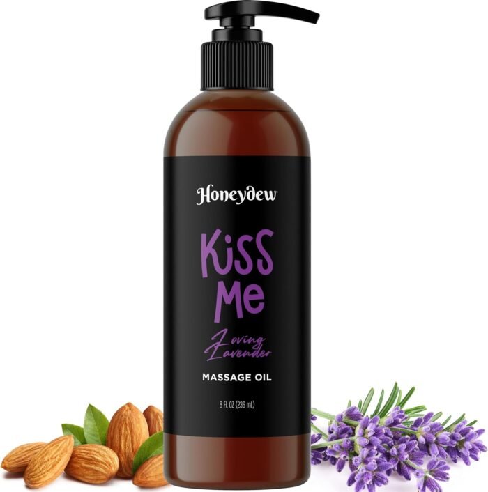 Sweet and Sensual Massage Oils for Couples - Mango and Lavender Romantic Full Body Massage Oils with Sweet Almond Oil for Easy Gliding Special Moments - Therapeutic Grade Scented Body Oils - Image 3