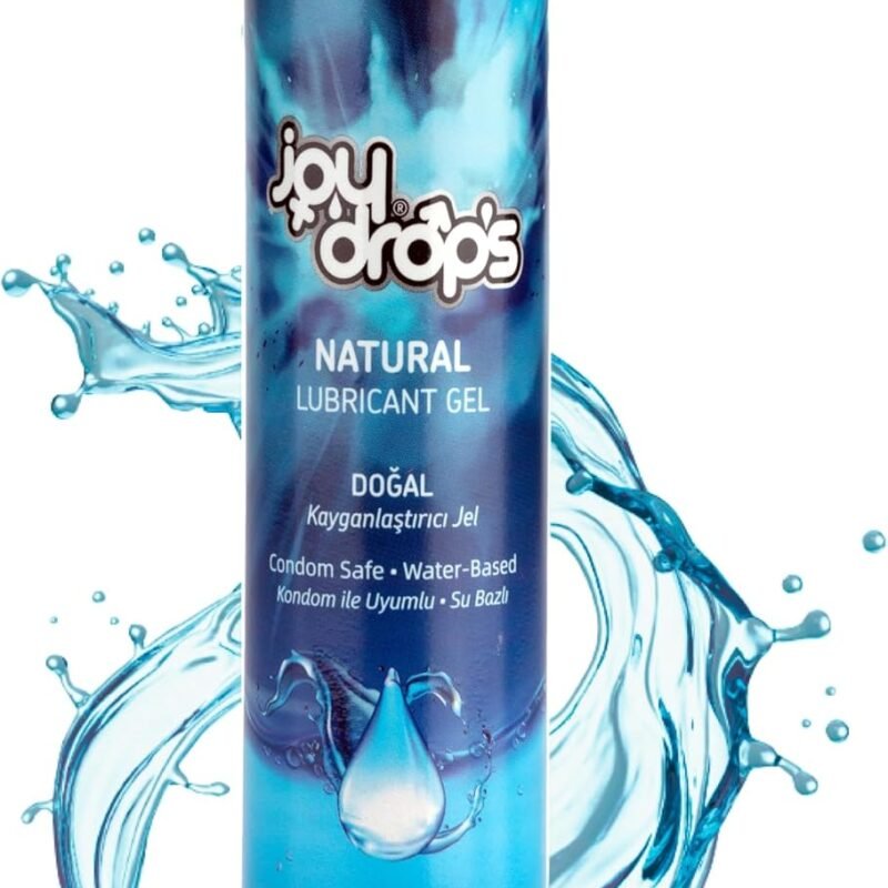 Water Based Lube, Odorless Lubricant Gel for Women Men, Condom Toy Compatible Lubrification Gel Non Sticky, Non Staining, Long Lasting, pH Balanced, 125 Ml, Natural