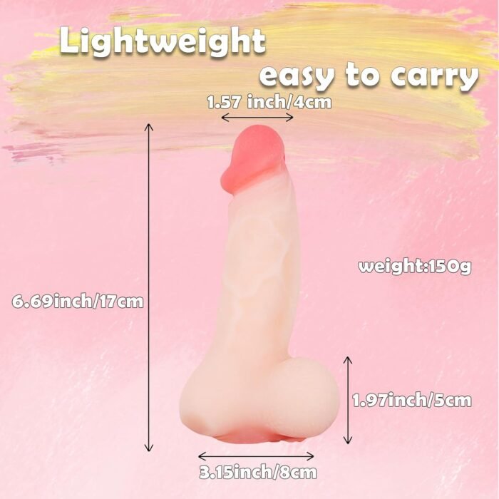 Silicone Soft 2 in 1 Design Lifelike Dildo Realistic Vagina Pocket Pussy Sex Doll Masturbators for Men, Vagina Sex Toys for Men Women Couples - Image 6