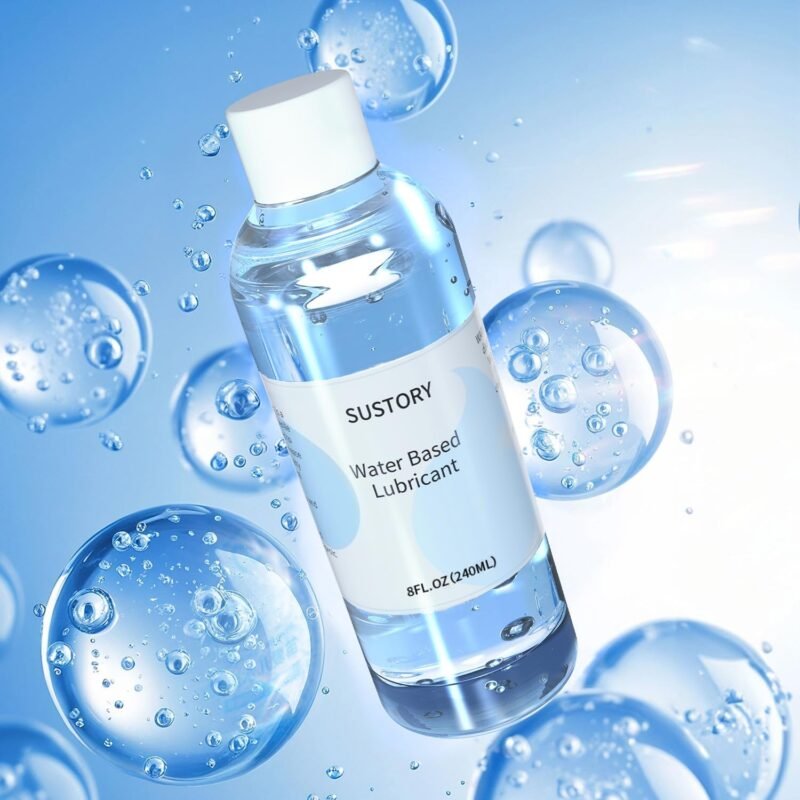 Water Based Lubricant for Sex, Non-Greasy Personal Lube for Men, Women and Couples, Condom Friendly Water Based Lube, Compatible with Sex Toys and Intimate Play