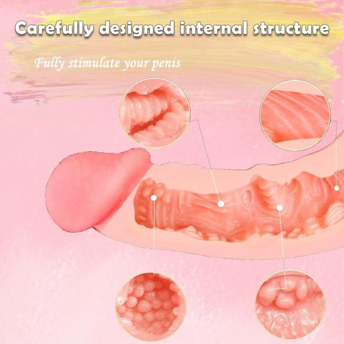 Silicone Soft 2 in 1 Design Lifelike Dildo Realistic Vagina Pocket Pussy Sex Doll Masturbators for Men, Vagina Sex Toys for Men Women Couples - Image 4