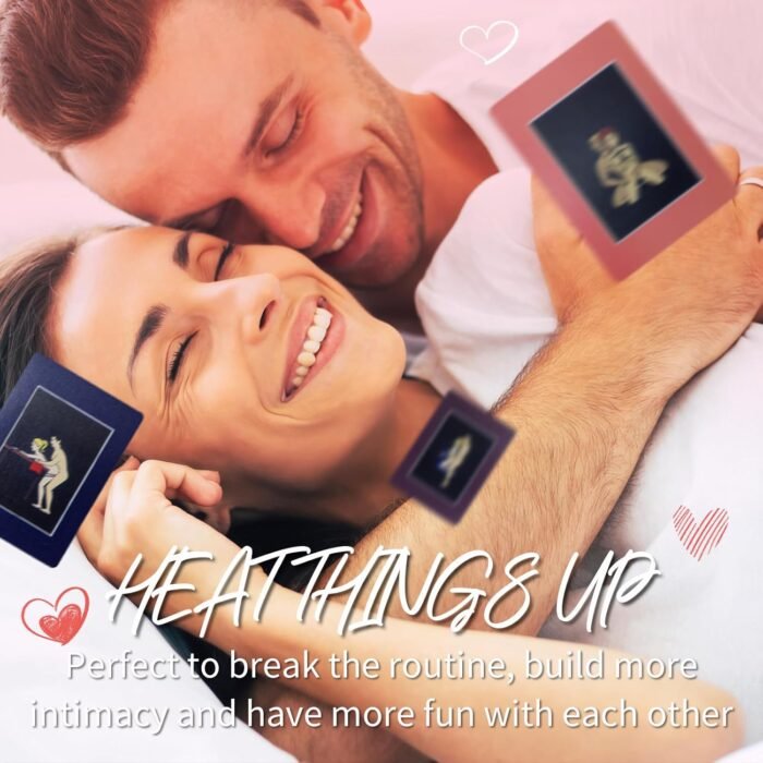 Sex Game for Adults Couples - Couples Card Game Date Night Ideas Fun Games for Couples Bedroom Games 50 Sex Positions Cards 2 Sex Dice Adults Couples Naughty Couples Gift for Him, Her - Image 4