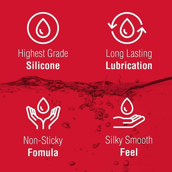 Swiss Navy Premium Silicone Based 6 Ounce Personal Lubricant & Anal Lubricant Gel Latex-Safe Long Lasting Personal Lubrication Lube for Men Woman Couples, Works Underwater Paraben & Glycerin Free - Image 3