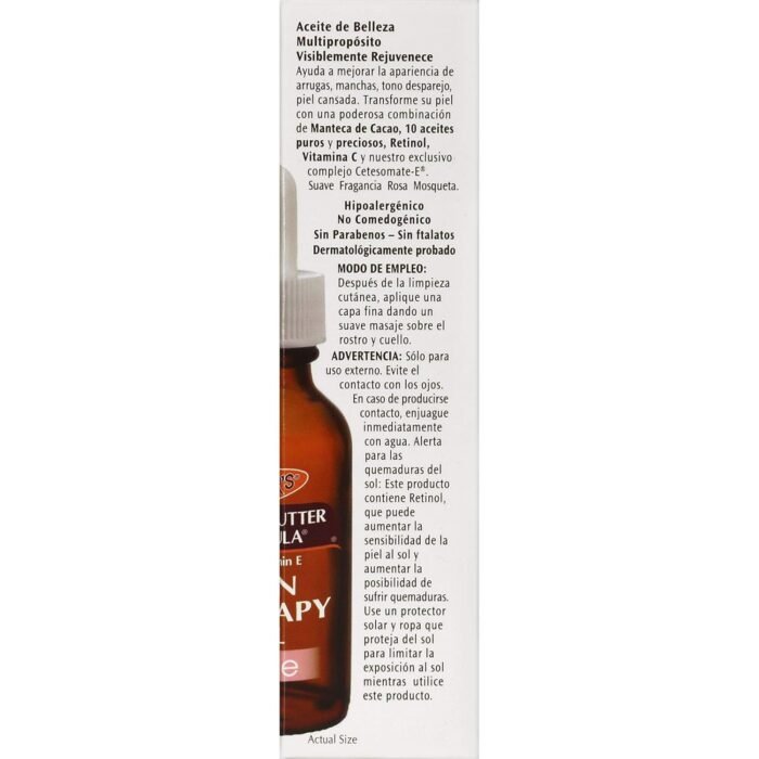 Palmer's Cocoa Butter Formula Moisturizing Skin Therapy Oil for Face with Vitamin E, C & 10 Pure Facial Oil Blend, Rosehip Fragrance, 1 Ounce - Image 14