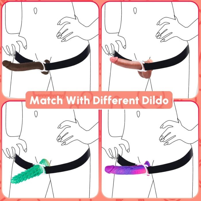 Double Ended Dildo G Spot Vibrator & Strap Combo, SWEETLORY Strapless Dildo with Remote Control, Realistic Dildo Clitoral Stimulator Sex Toys for Women Couple Private Pleasure - Image 3