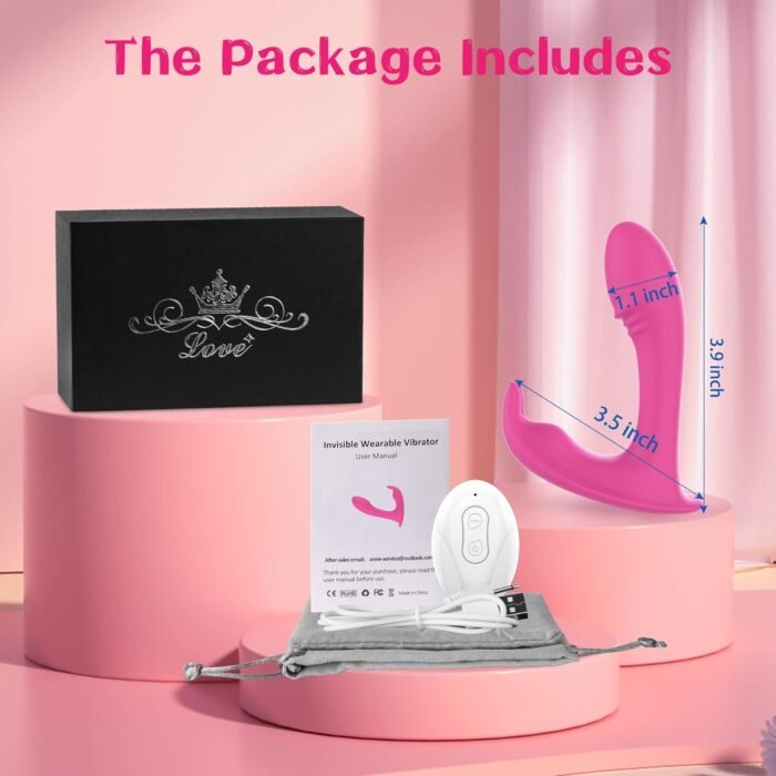 Adult Sex Toys Dildo Vibrator-Wearable G Spot Clitoral Vibrators with APP Remote Control Dual Motors Clit G Spot Female Stimulator with 9 Vibrating Modes Adult Toy for Women Couple Adult Game - Image 6