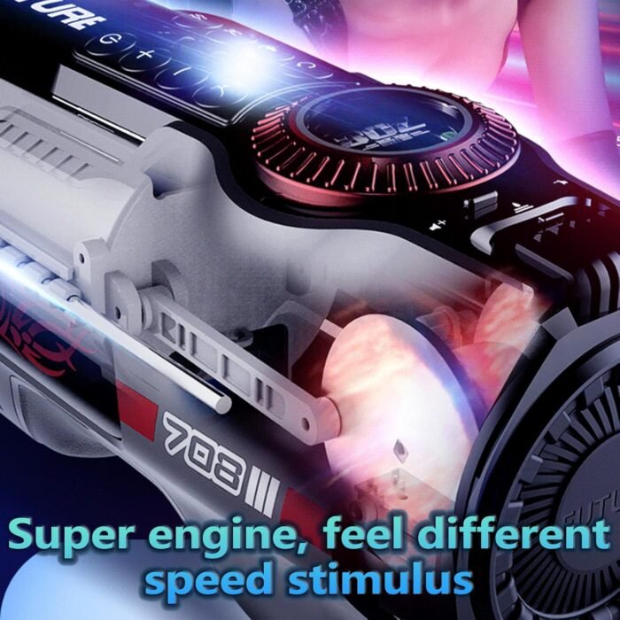 Male masturbator Automatic Sucking Male Masturbators Male Stroker Penis Pump Heating Sex Toys 10Pocket Pussy Sucking &10 Vibrating & 10Thrusting Automati Mens Toy （3D Realistic Textured） - Image 5
