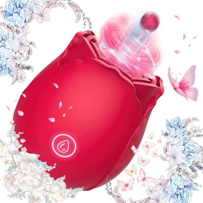 Roses Toy 2025 Newly Clitioral Sucker Powerful Womens Viboators Quiet Rose Viboatorr Waterproof Flower Vibration The Rose Adult Toy for Women 10 Speeds Couple Games Adult Bedroom 8J4458