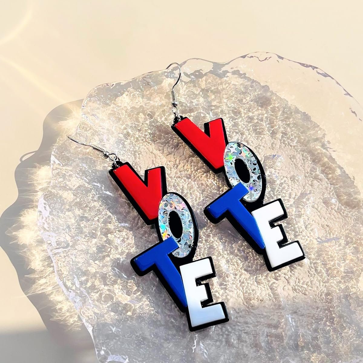 Adult Gay Toy Fox Tail Furry Anal Butt Plug Animal Independence Day Party Costume American Flag Earring Tutu Headband Sex Dice Set 5PC - Image 5