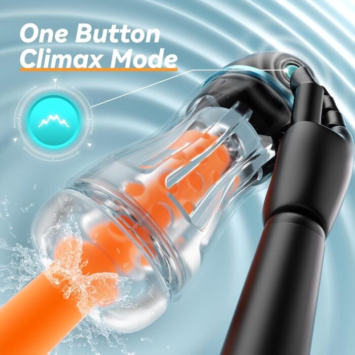 Automatic Male Masturbator with APP Control - Transparent Outer Shell Penis Pump with 3 Vacuum Suction & 7 Vibration, Sex Machine Adult Toys Pocket Pussy for Men, Male Stroker Adult Sex Toys for Men - Image 3