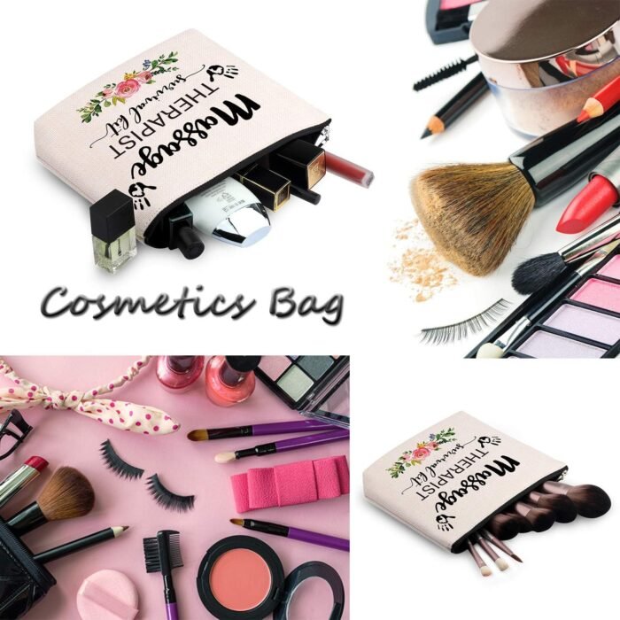 WCGXKO Massage Therapist Makeup Bag Massage Therapist Survival Kit Massage Therapy Graduation Gift - Image 3