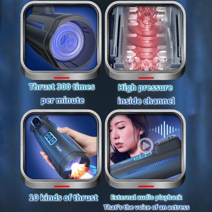 Male Sex Toy Automatic Male Masturbator Male Masterbators Hands Free Plump and Soft Men Penis Pump Adult Toy Male Masterbator Sex Toys Pocket Pussy Vibrating Masturbator Adult Sex Toy - Image 7