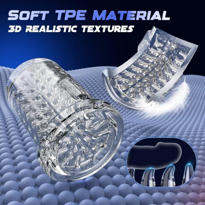 Male Masturbator Sex Toys for Men, Uoffile Adult Sex Toy with 7 Rotating & Thrusting & 10 Vibrating Modes, Dual Motors Pocket Pussy Mens Sex Toys with LCD Display, Male Stroker Adult Sex Toy & Games - Image 4