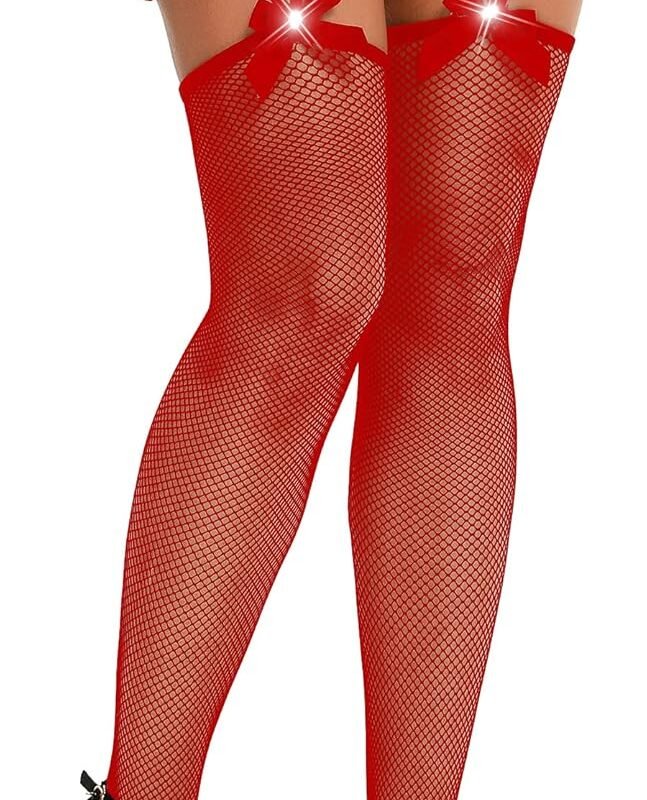 RSLOVE Women Fishnet Stockings Sexy Thigh High Pantyhose Women Tight Hosiery