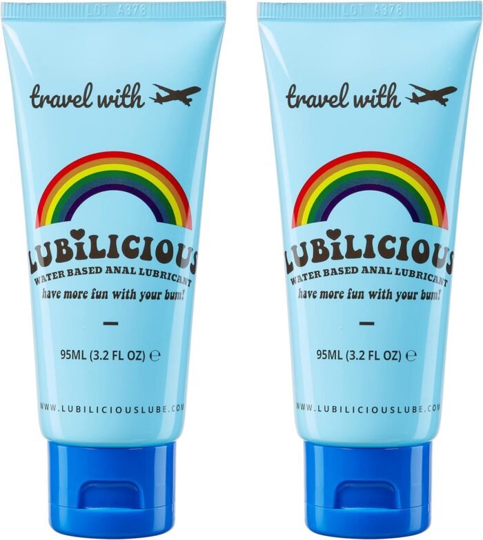 Lubilcious Anal Lube - Personal Lubrication for Couples - Sex Lube for Couples Pleasure - Anal Lubricant - Water Based Lubricant for Women Pleasure - Personal Lubrication for Her - 3.2 oz (2)