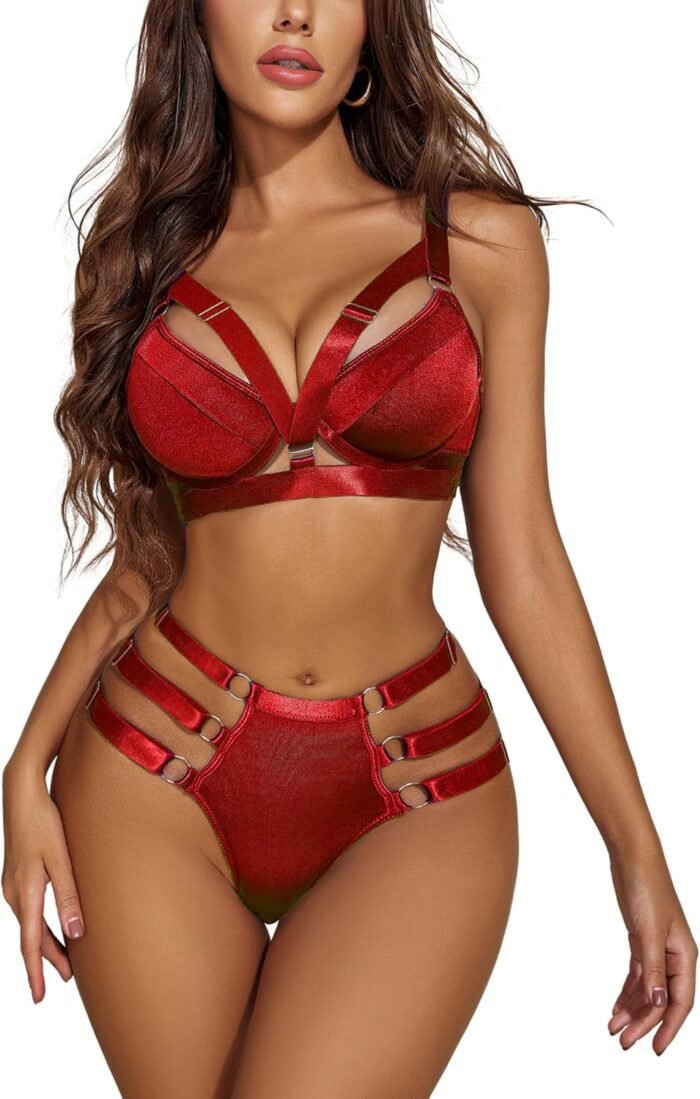 Avidlove Womens Lingerie Set Sexy Underwired Push Up Bra and Panty Set Two Piece Lingerie - Image 7