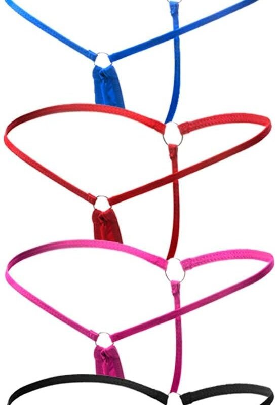 ETAOLINE Women's Low Rise Sexy Underwear Y-Back G-string Lingerie Thong Panty