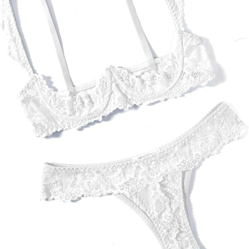 Avidlove Sexy Lingerie Set for Women Lace Bra and Panty Sets Underwire Push Up Lace Lingerie Set XS-XXL